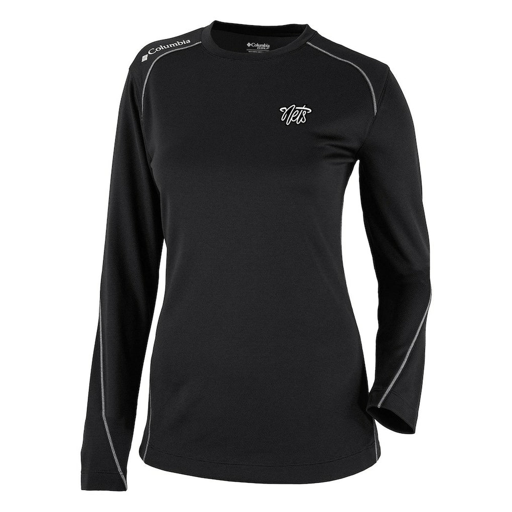 Columbia Brooklyn Nets Women's Omni-Wick Shotgun Pullover Top Black