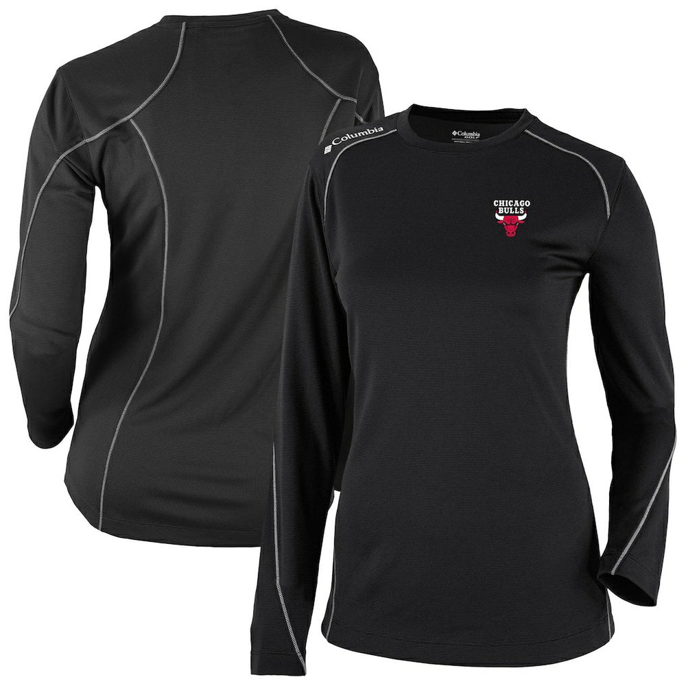 Columbia Chicago Bulls Women's Omni-Wick Shotgun Pullover Top Black