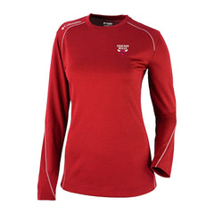 Columbia Chicago Bulls Women's Omni-Wick Shotgun Pullover Top Red