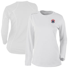 Columbia Washington Wizards Women's Omni-Wick Shotgun Pullover Top White
