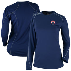 Columbia Washington Wizards Women's Omni-Wick Shotgun Pullover Top Navy