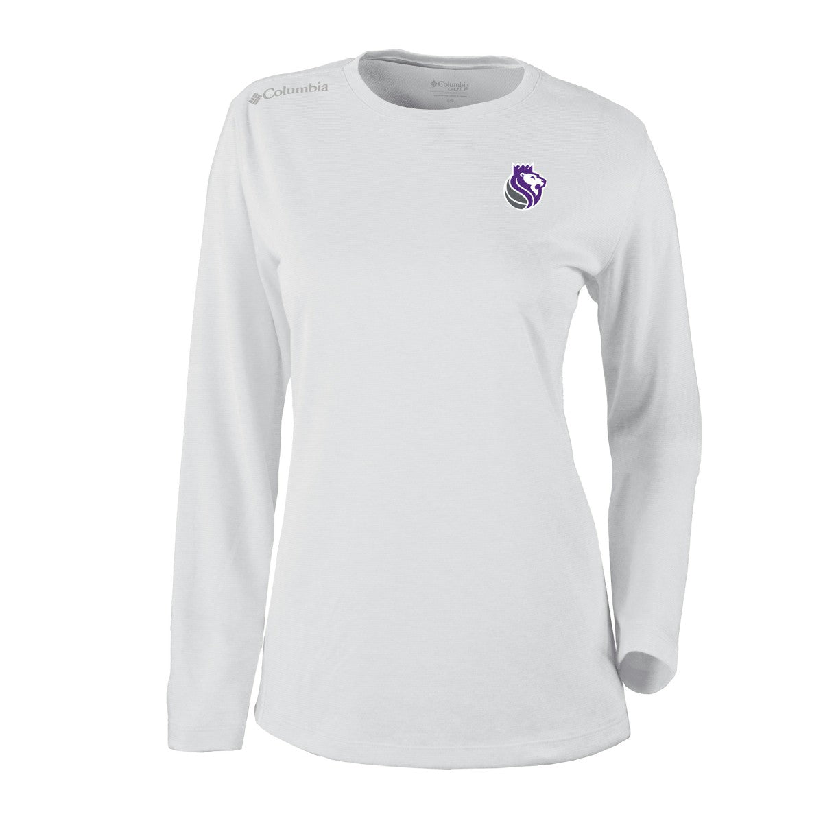 Columbia Sacramento Kings Women's Omni-Wick Shotgun Pullover Top White