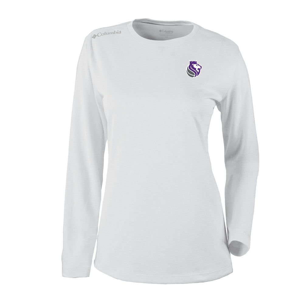 Columbia Sacramento Kings Women's Omni-Wick Shotgun Pullover Top White