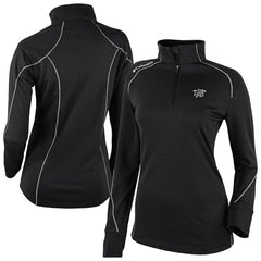 Columbia Brooklyn Nets Women's Omni-Wick Shotgun 2.0 Quarter-Zip Pullover Top Black