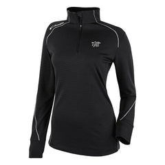 Columbia Brooklyn Nets Women's Omni-Wick Shotgun 2.0 Quarter-Zip Pullover Top Black