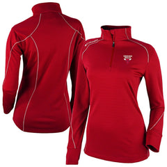 Columbia Chicago Bulls Women's Omni-Wick Shotgun 2.0 Quarter-Zip Pullover Top Red