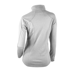 Columbia San Antonio Spurs Women's Omni-Wick Shotgun 2.0 Quarter-Zip Pullover Top Heather Gray