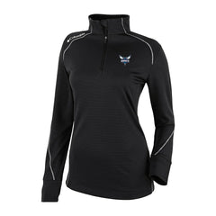 Columbia Charlotte Hornets Women's Omni-Wick Shotgun 2.0 Quarter-Zip Pullover Top Black
