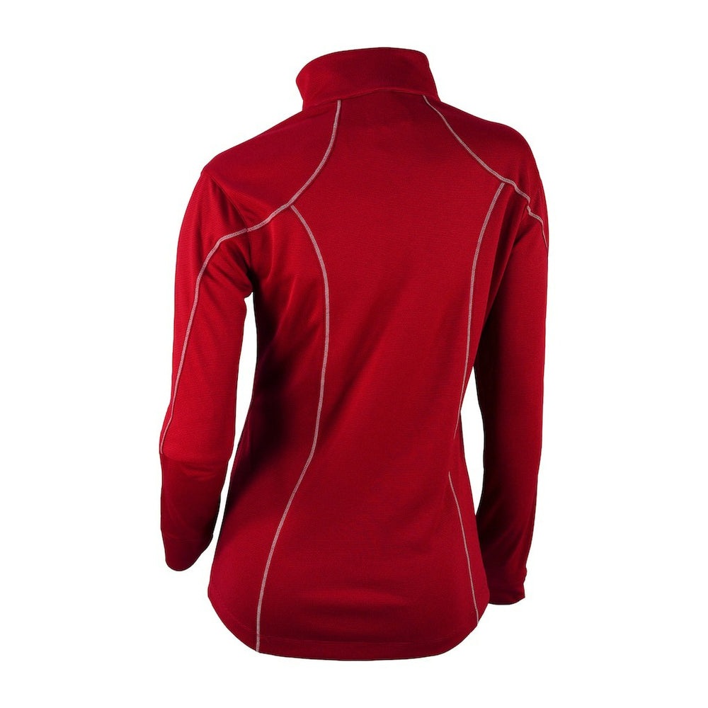 Columbia Detroit Pistons Women's Omni-Wick Shotgun 2.0 Quarter-Zip Pullover Top Red