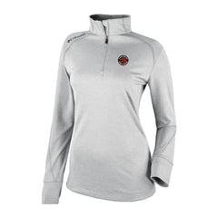Columbia Toronto Raptors Women's Omni-Wick Shotgun 2.0 Quarter-Zip Pullover Top Heather Gray