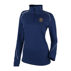 Columbia Denver Nuggets Women's Omni-Wick Shotgun 2.0 Quarter-Zip Pullover Top Navy