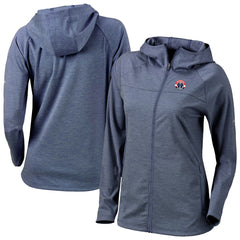 Columbia Washington Wizards Women's Omni-Wick Half Shot Full-Zip Hooded Jacket Navy