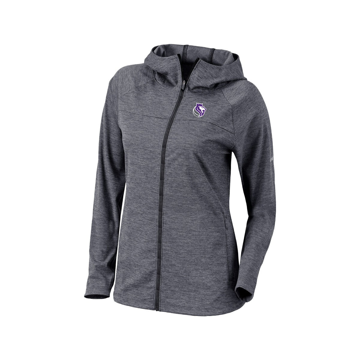 Columbia Sacramento Kings Women's Omni-Wick Half Shot Full-Zip Hooded Jacket Black