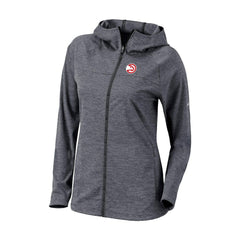 Columbia Atlanta Hawks Women's Omni-Wick Half Shot Full-Zip Hooded Jacket Black