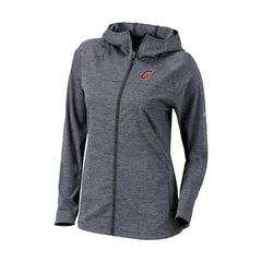 Columbia Cleveland Cavaliers Women's Omni-Wick Half Shot Full-Zip Hooded Jacket Black