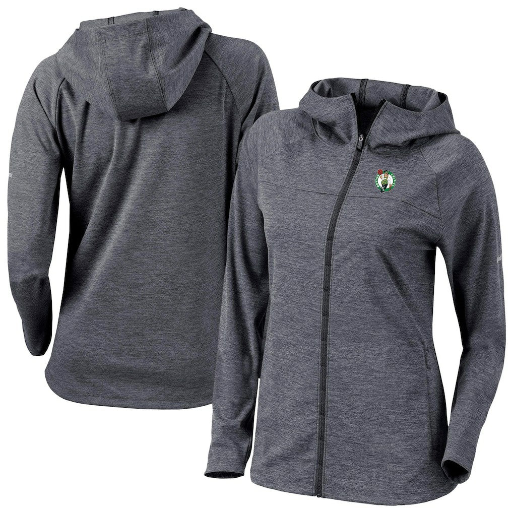 Columbia Boston Celtics Women's Omni-Wick Half Shot Full-Zip Hooded Jacket Black