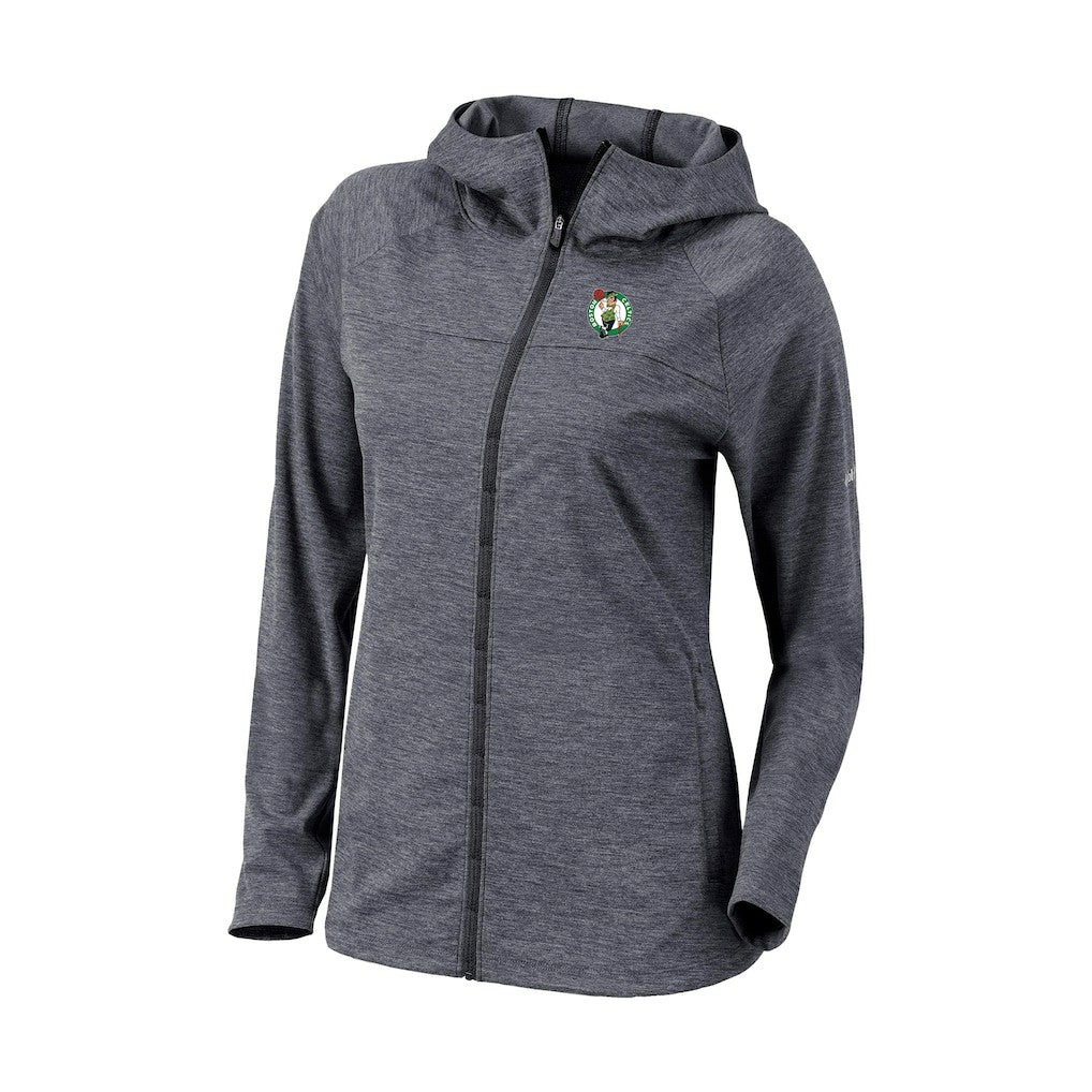 Columbia Boston Celtics Women's Omni-Wick Half Shot Full-Zip Hooded Jacket Black