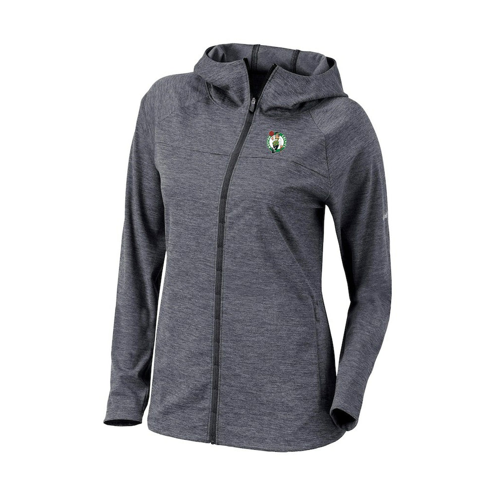 Columbia Boston Celtics Women's Omni-Wick Half Shot Full-Zip Hooded Jacket Black