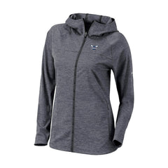 Columbia Charlotte Hornets Women's Omni-Wick Half Shot Full-Zip Hooded Jacket Black