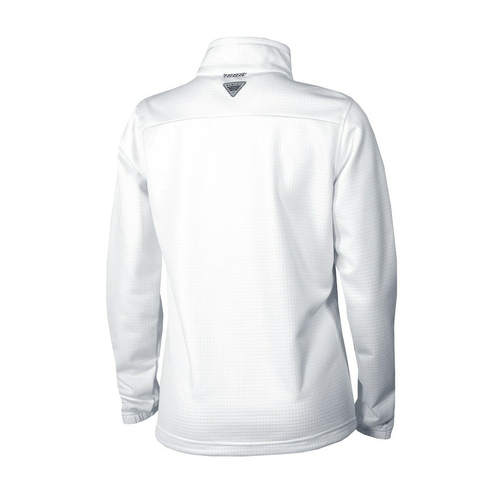 Columbia Atlanta Hawks Women's Skiff Guide Fleece Pullover Top White
