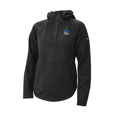 Columbia Golden State Warriors Women's Sweater Weather Quarter-Snap Hoodie Black