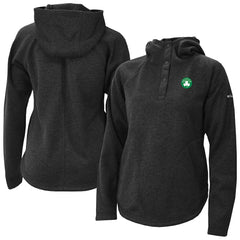 Columbia Boston Celtics Women's Sweater Weather Quarter-Snap Hoodie Black