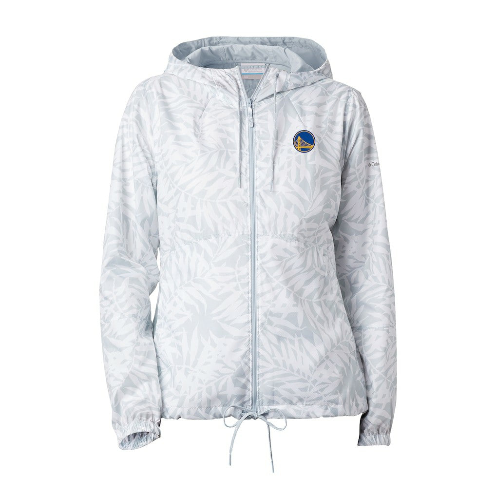 Columbia Golden State Warriors Women's Flash Forward Windbreaker White