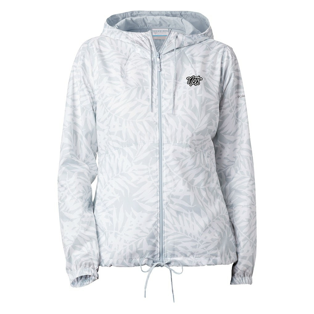 Columbia Brooklyn Nets Women's Flash Forward Windbreaker White
