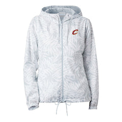 Columbia Cleveland Cavaliers Women's Flash Forward Windbreaker White
