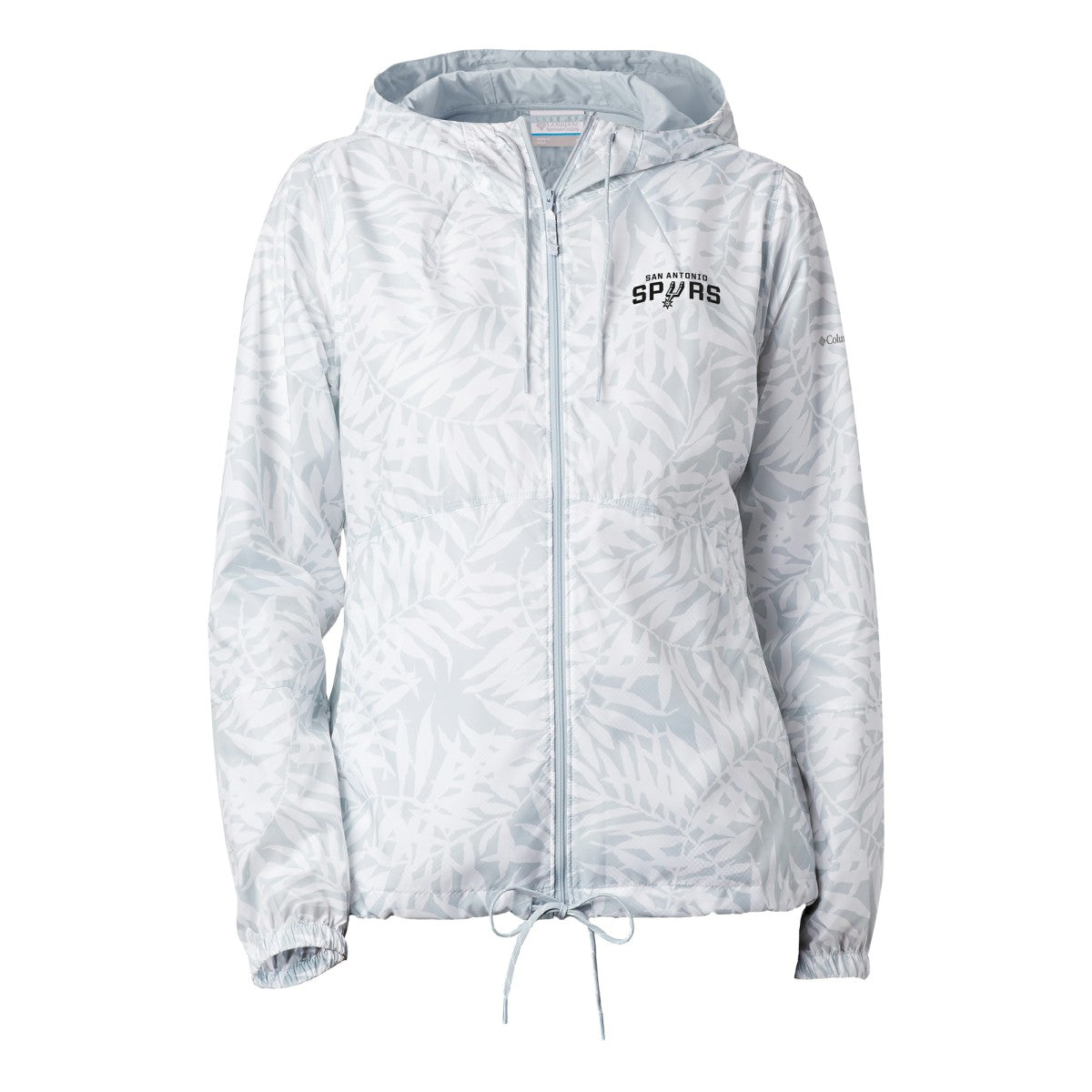 Columbia San Antonio Spurs Women's Flash Forward Windbreaker White