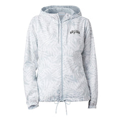 Columbia San Antonio Spurs Women's Flash Forward Windbreaker White