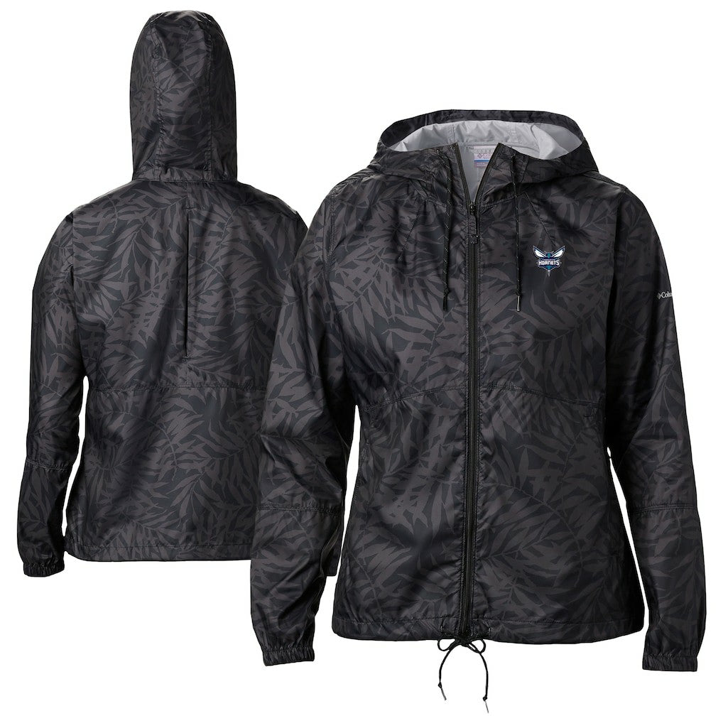 Columbia Charlotte Hornets Women's Flash Forward Windbreaker Black