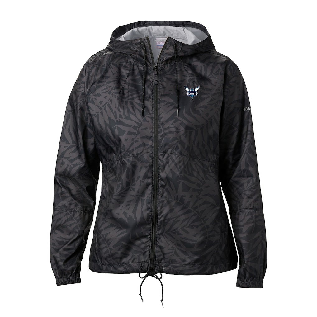 Columbia Charlotte Hornets Women's Flash Forward Windbreaker Black