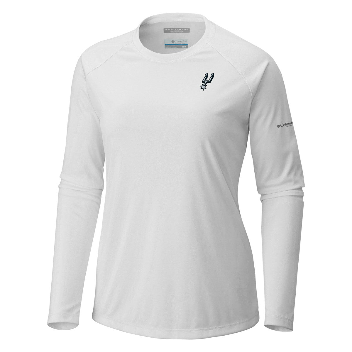 Columbia San Antonio Spurs Women's Tidal Tee II Long Sleeve T-Shirt White