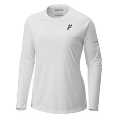 Columbia San Antonio Spurs Women's Tidal Tee II Long Sleeve T-Shirt White