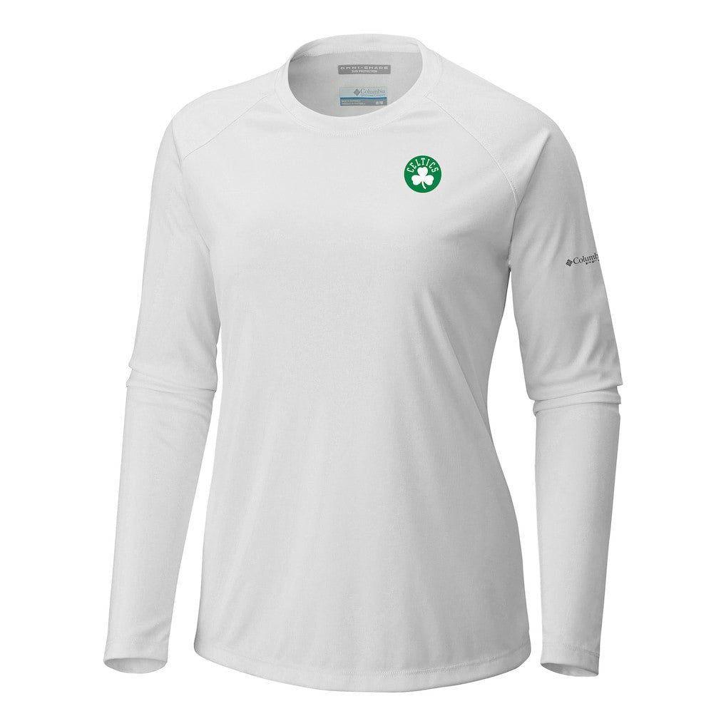 Columbia Boston Celtics Women's Tidal Tee II Long Sleeve T-Shirt White