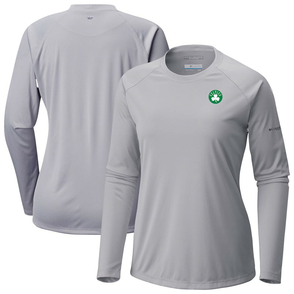 Columbia Boston Celtics Women's Tidal Tee II Long Sleeve T-Shirt Gray
