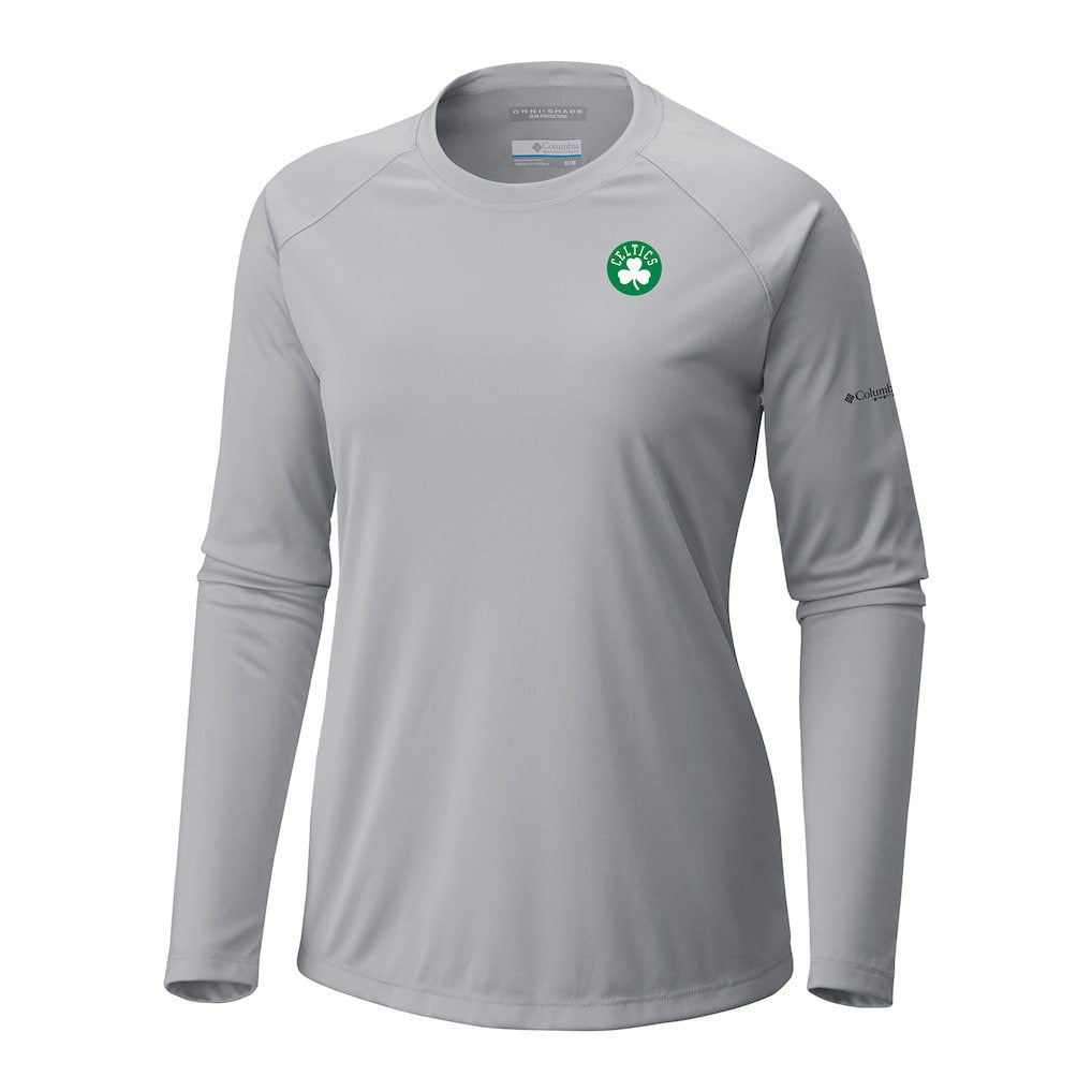Columbia Boston Celtics Women's Tidal Tee II Long Sleeve T-Shirt Gray