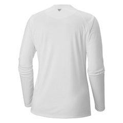 Columbia Detroit Pistons Women's Tidal Tee II Long Sleeve T-Shirt White