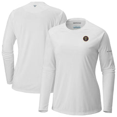 Columbia Denver Nuggets Women's Tidal Tee II Long Sleeve T-Shirt White