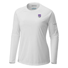 Columbia Sacramento Kings Women's Tidal Tee II Long Sleeve T-Shirt White