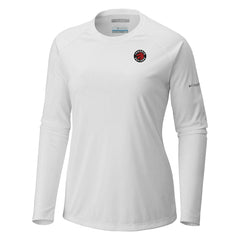 Columbia Toronto Raptors Women's Tidal Tee II Long Sleeve T-Shirt White