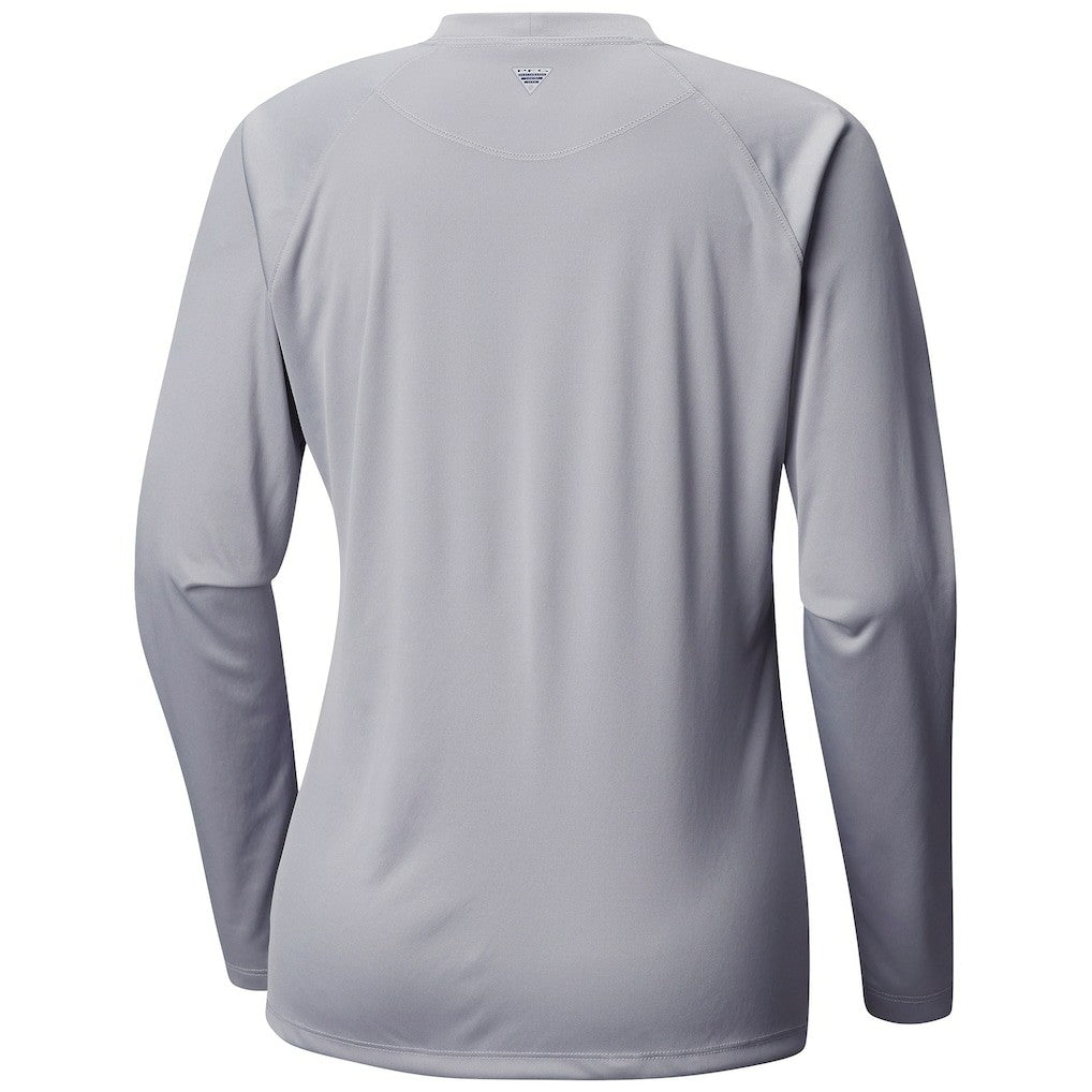 Columbia Brooklyn Nets Women's Tidal Tee II Long Sleeve T-Shirt Gray