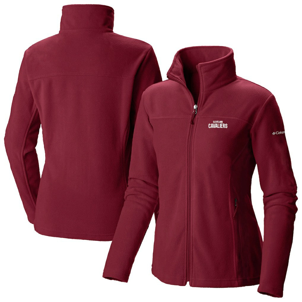 Columbia Cleveland Cavaliers Women's Give & Go II Fleece Full-Zip Jacket Wine