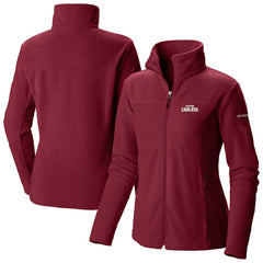 Columbia Cleveland Cavaliers Women's Give & Go II Fleece Full-Zip Jacket Wine