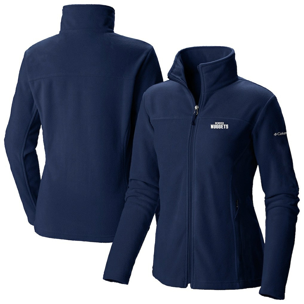 Columbia Denver Nuggets Women's Give & Go II Fleece Full-Zip Jacket Navy