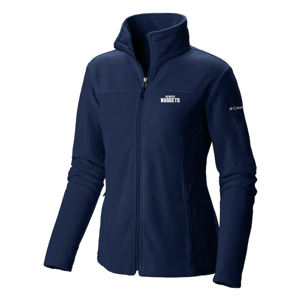 Columbia Denver Nuggets Women's Give & Go II Fleece Full-Zip Jacket Navy