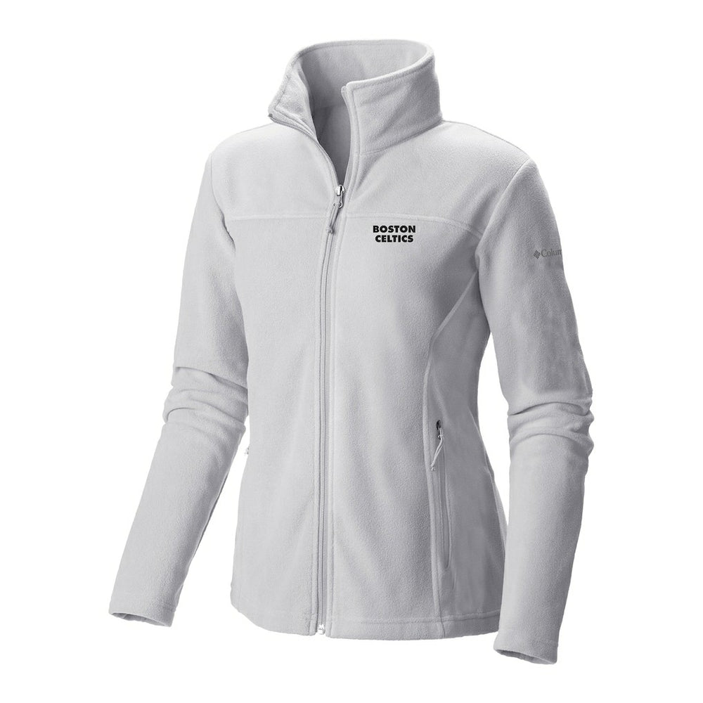 Columbia Boston Celtics Women's Give & Go II Fleece Full-Zip Jacket White