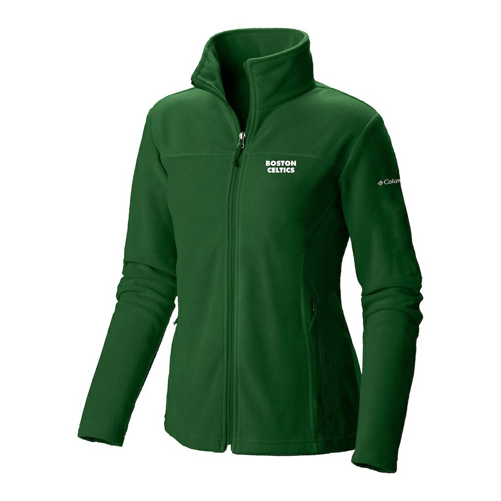 Columbia Boston Celtics Women's Give & Go II Fleece Full-Zip Jacket Kelly Green