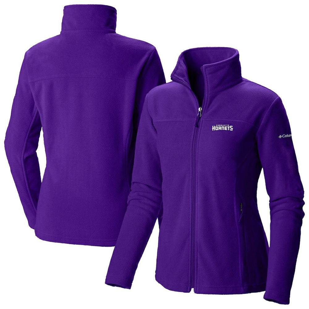 Columbia Charlotte Hornets Women's Give & Go II Fleece Full-Zip Jacket Purple